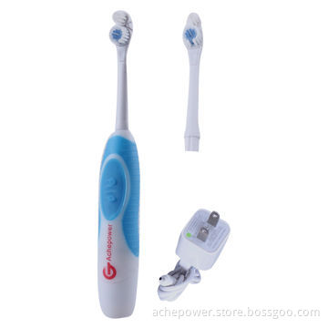 Electric toothbrush with rechargeable head and unique design